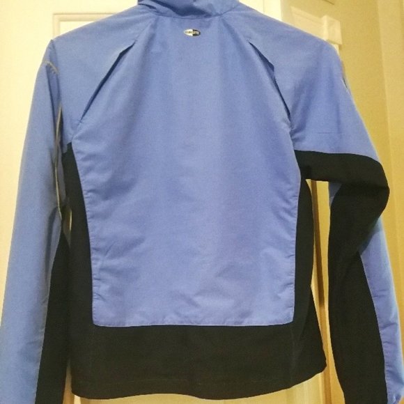 Adidas Women's Climate Blue and Black Jacket , size Small - Picture 2 of 9
